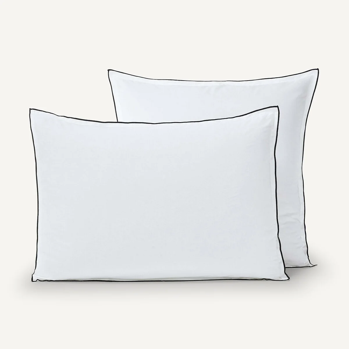 Plain 100% Organic Washed Cotton Muslin 400 Thread Count Pillowcase – image 2