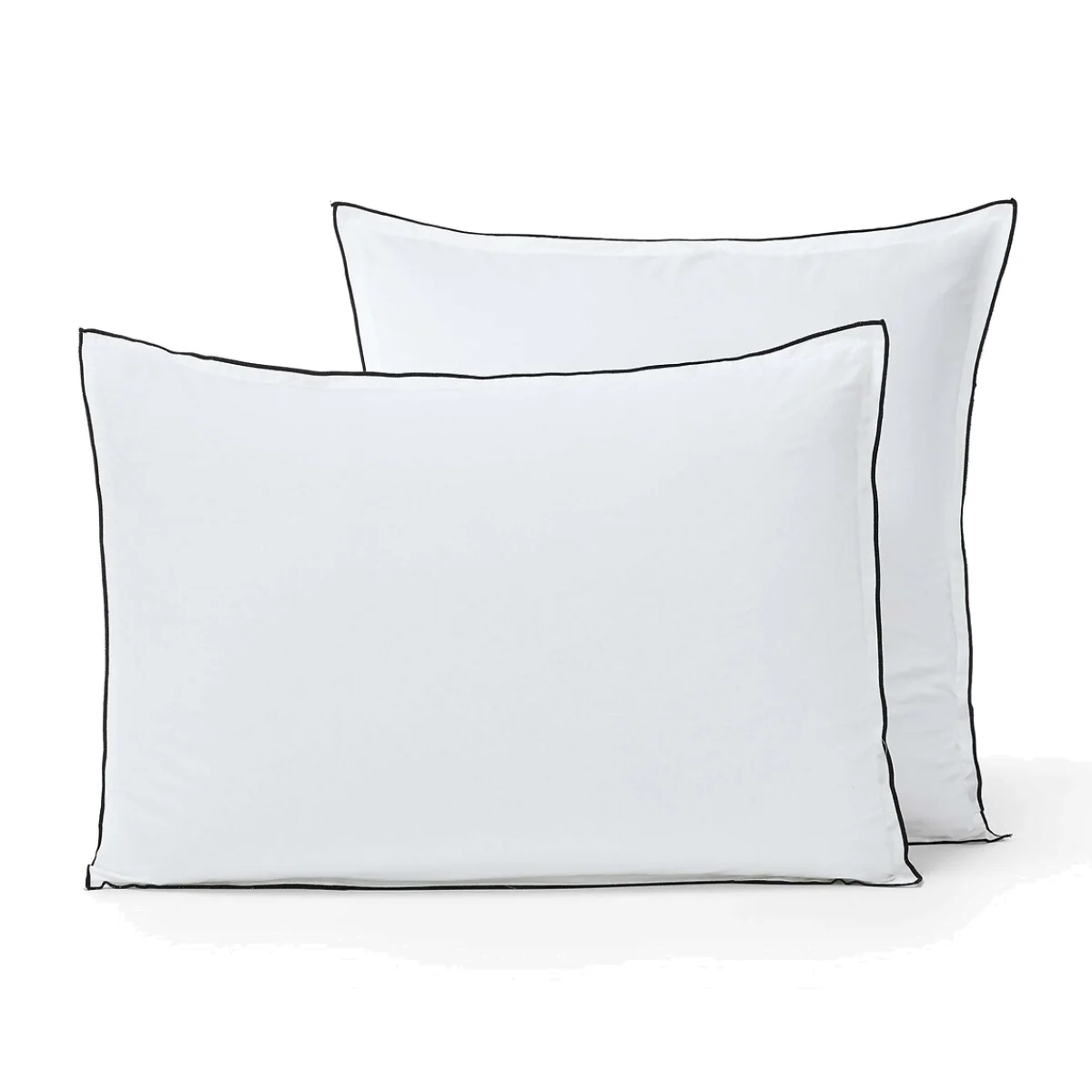 Plain 100% Organic Washed Cotton Muslin 400 Thread Count Pillowcase – image 1