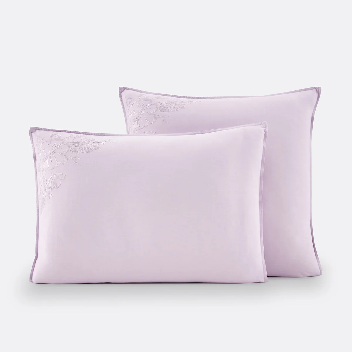 Scénario Embroidered 100% Washed Cotton Pillowcase – image 2