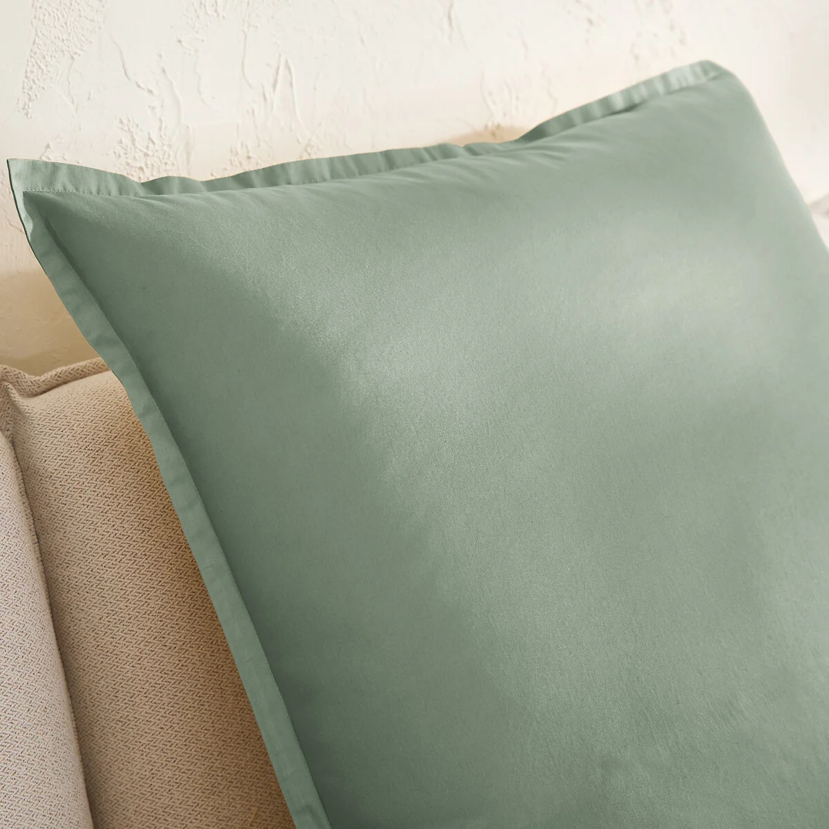 Saria Cotton Sateen Pillowcase – image 4