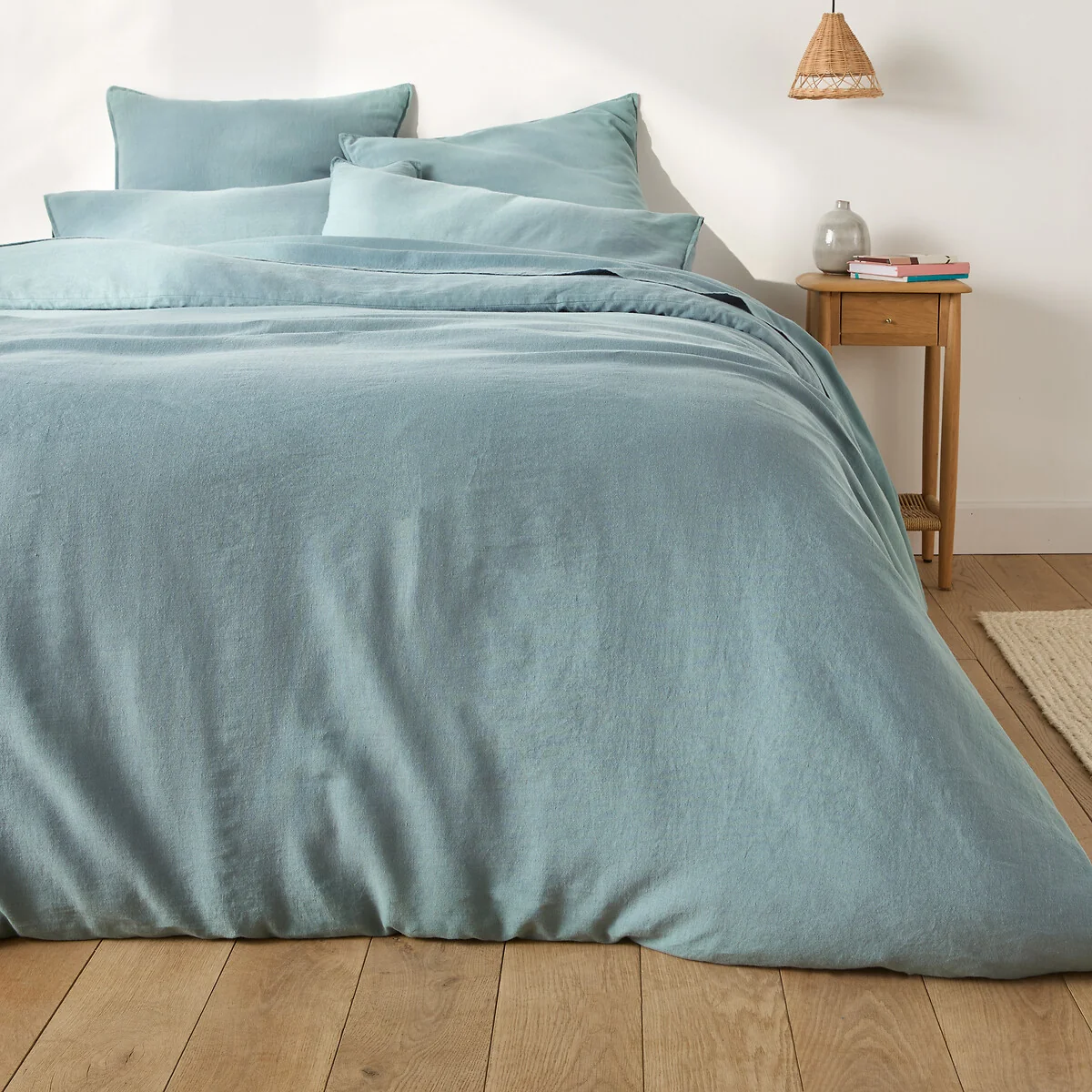 Marnie Plain Pillowcase in Washed Cotton/Linen – image 3