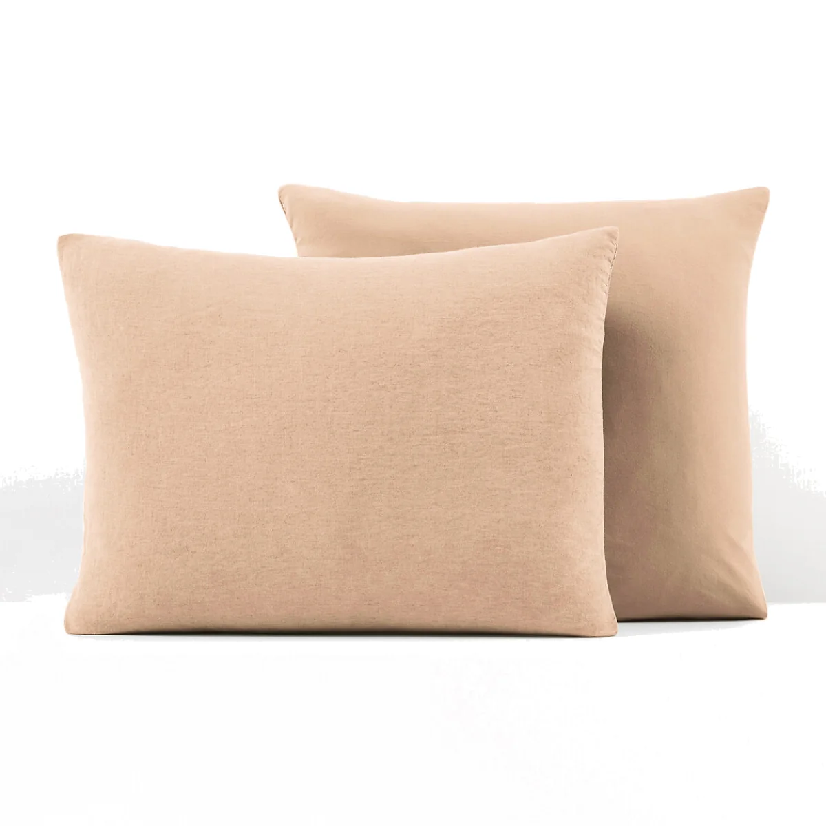 Annaba Two-Sided Washed Linen and Cotton Pillowcase – image 1