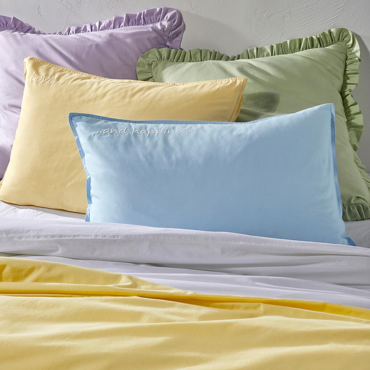 Scenario 100% Washed Cotton Ruffle Pillowcase – image 8