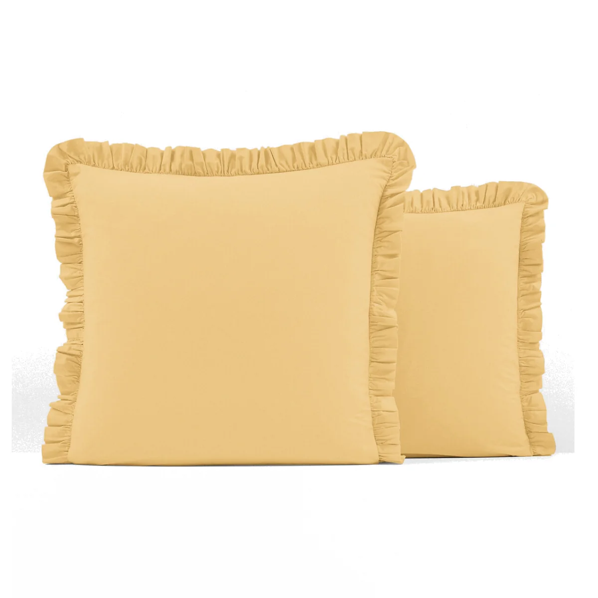 Ruffle 100% Washed Cotton Pillowcase – image 1