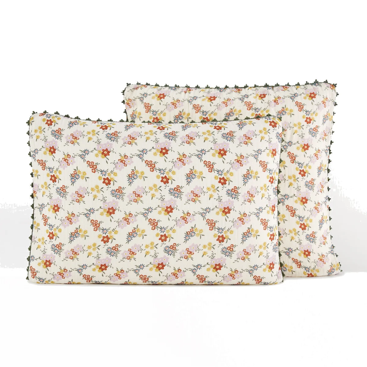 Missia Floral 100% Cotton Muslin Pillowcase – image 1
