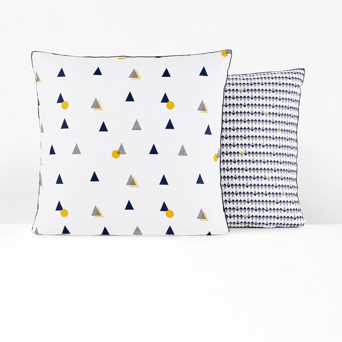 Digna Geometric Printed Cotton Percale Pillowcase – image 3