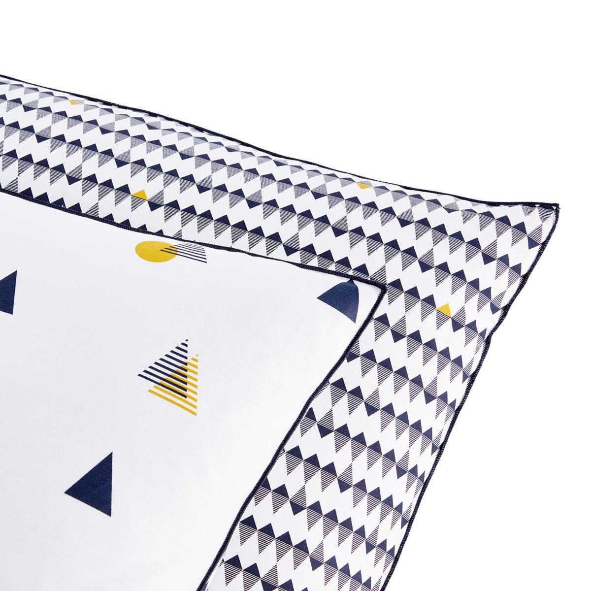 Digna Geometric Printed Cotton Percale Pillowcase – image 4