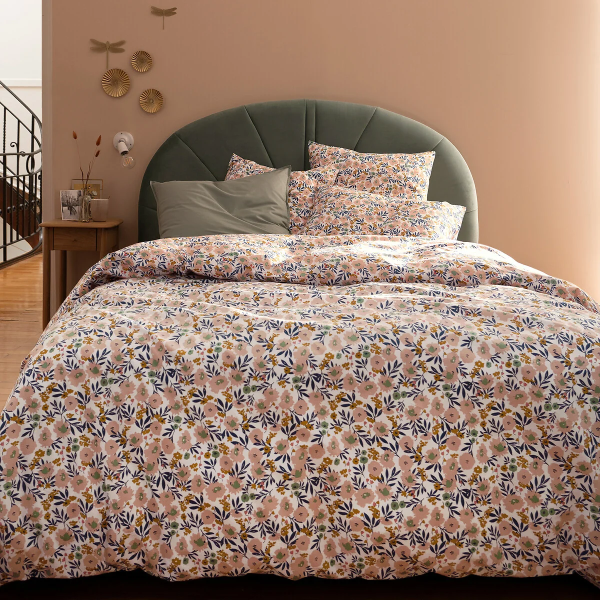 Ohara Floral 100% Cotton Percale 200 Thread Count Pillowcase – image 3