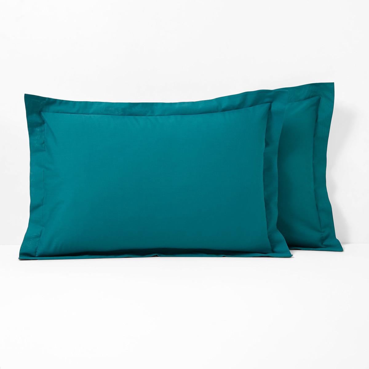 Scenario Plain Polycotton Pillowcase with Flounce – image 2