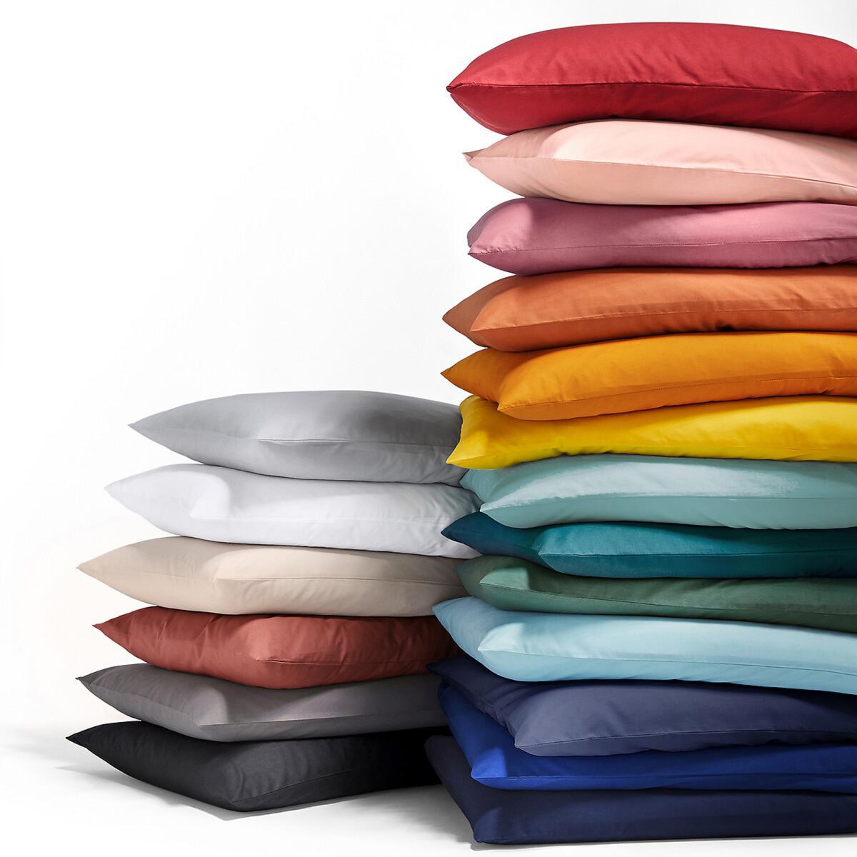 Scenario Plain Polycotton Pillowcase with Flounce – image 5