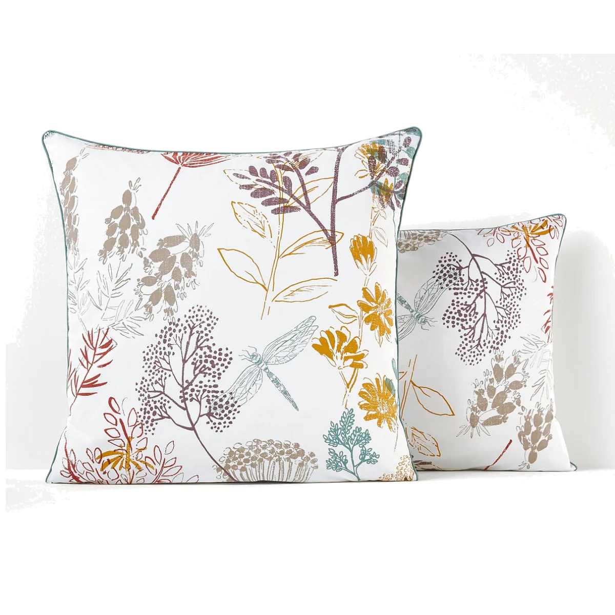 Botanique Floral 100% Cotton Percale 200 Thread Count Pillowcase – image 1