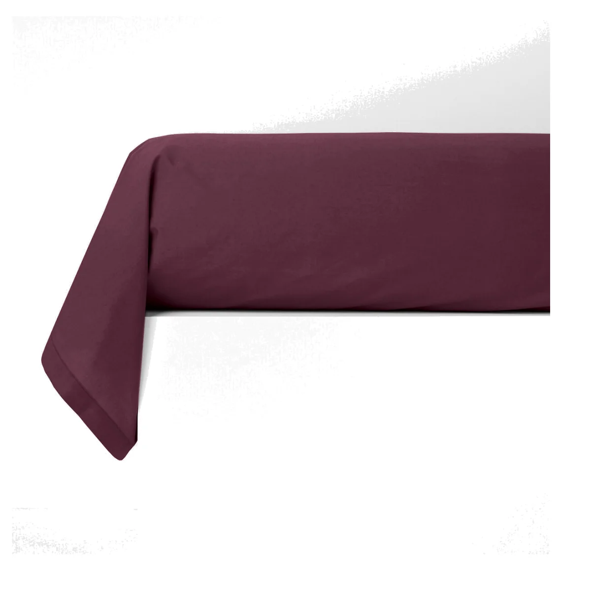 Best Quality Plain 100% Cotton Percale 200 Thread Count Bolster Pillowcase – image 1