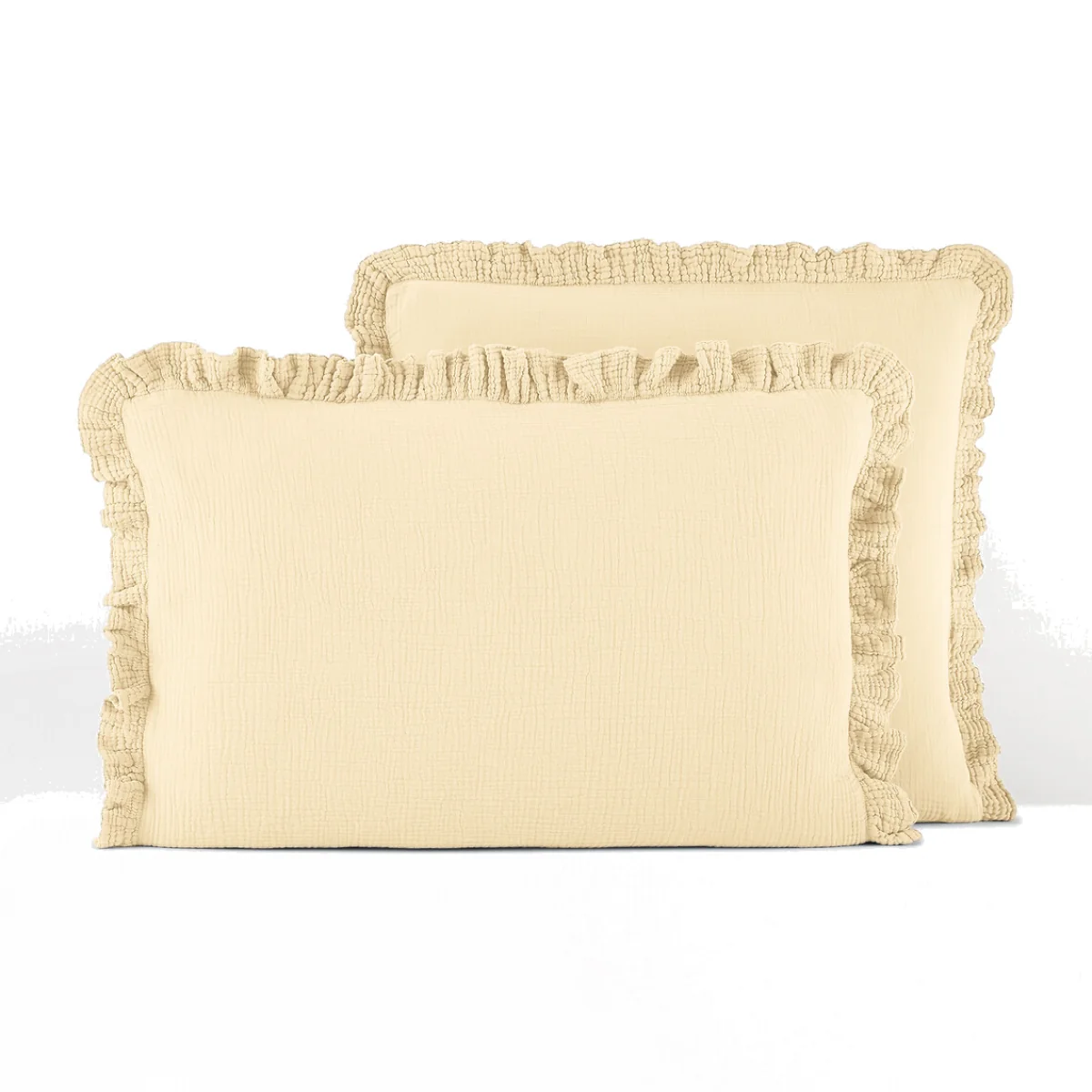 Kumla Plain 100% Cotton Muslin Pillowcase – image 1