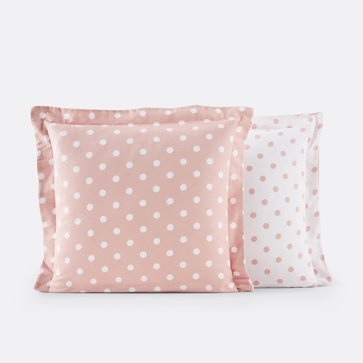 Clarisse Polka Dot Brushed Cotton Pillowcase – image 2