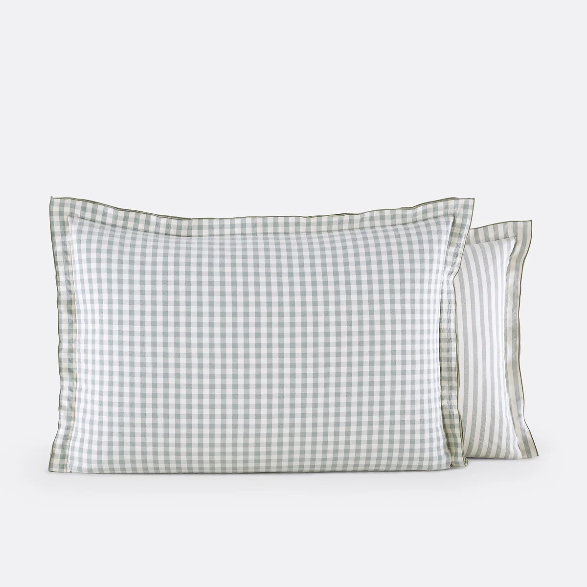 Maddy Checked 100% Cotton Seersucker Pillowcase – image 4