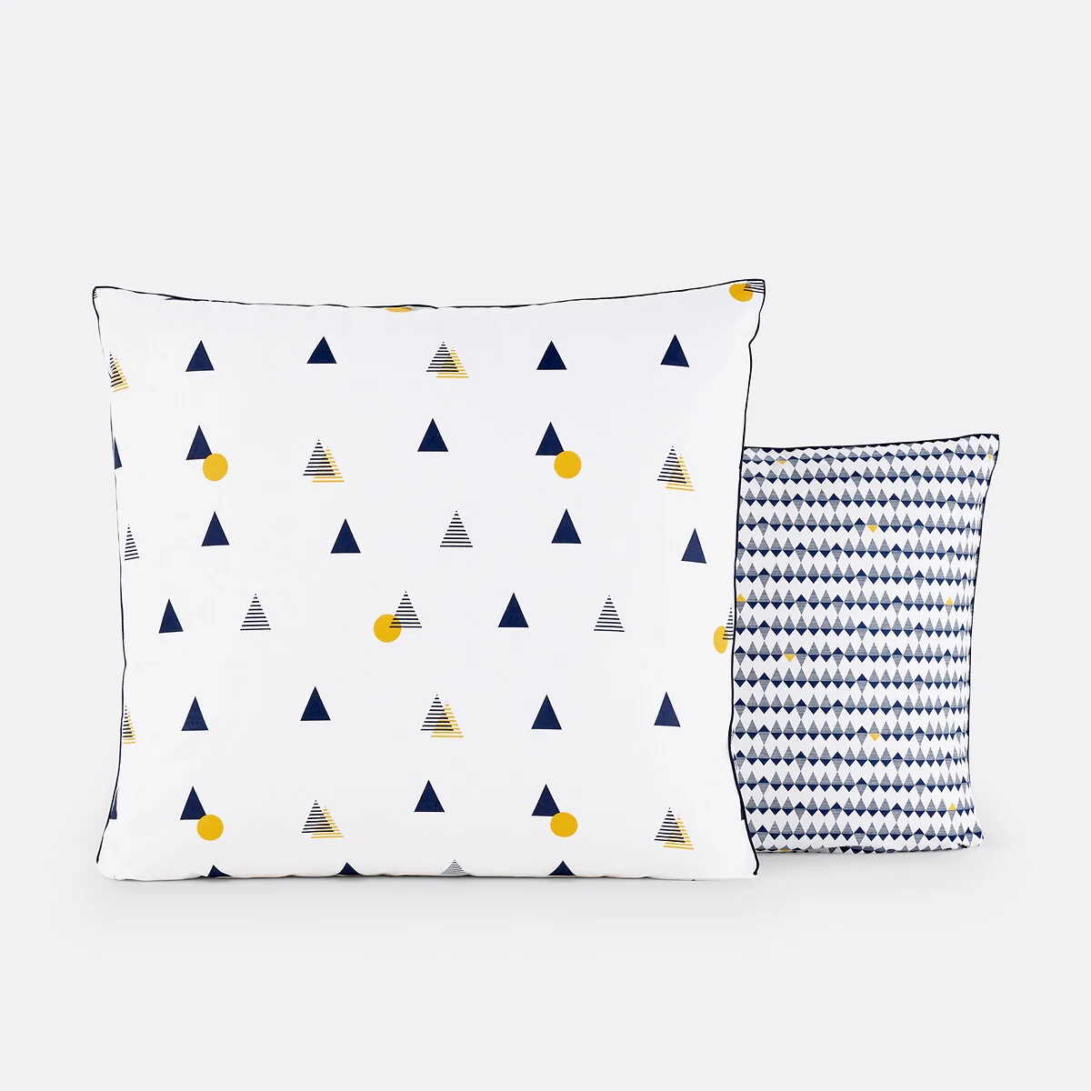 Digna Geometric 100% Cotton Percale 180 Thread Count Pillowcase – image 2