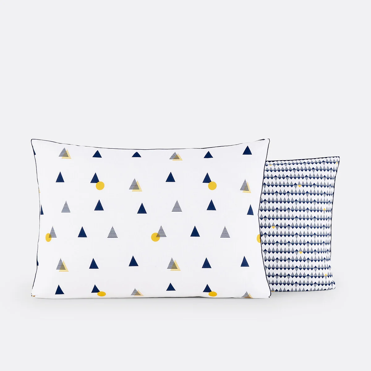 Digna Geometric 100% Cotton Percale 180 Thread Count Pillowcase – image 4