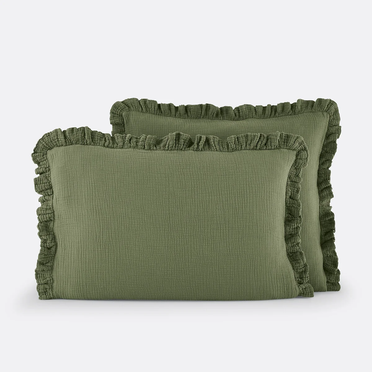 Kumla Plain 100% Cotton Muslin Pillowcase – image 2