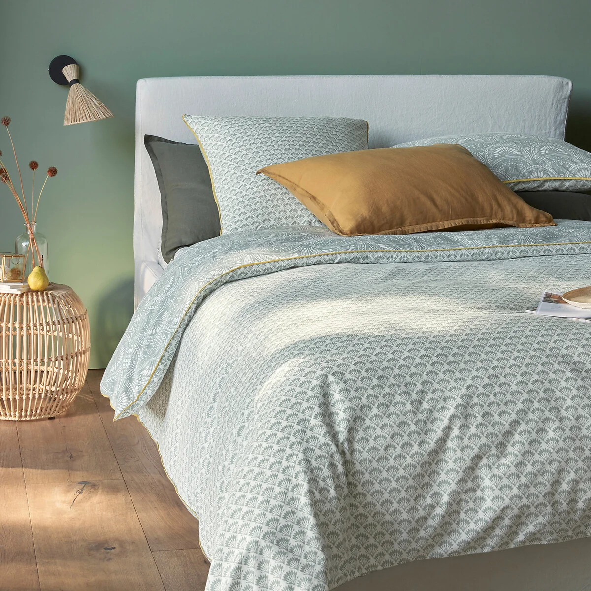 Jaipur Green Washed Cotton Pillowcase – image 5