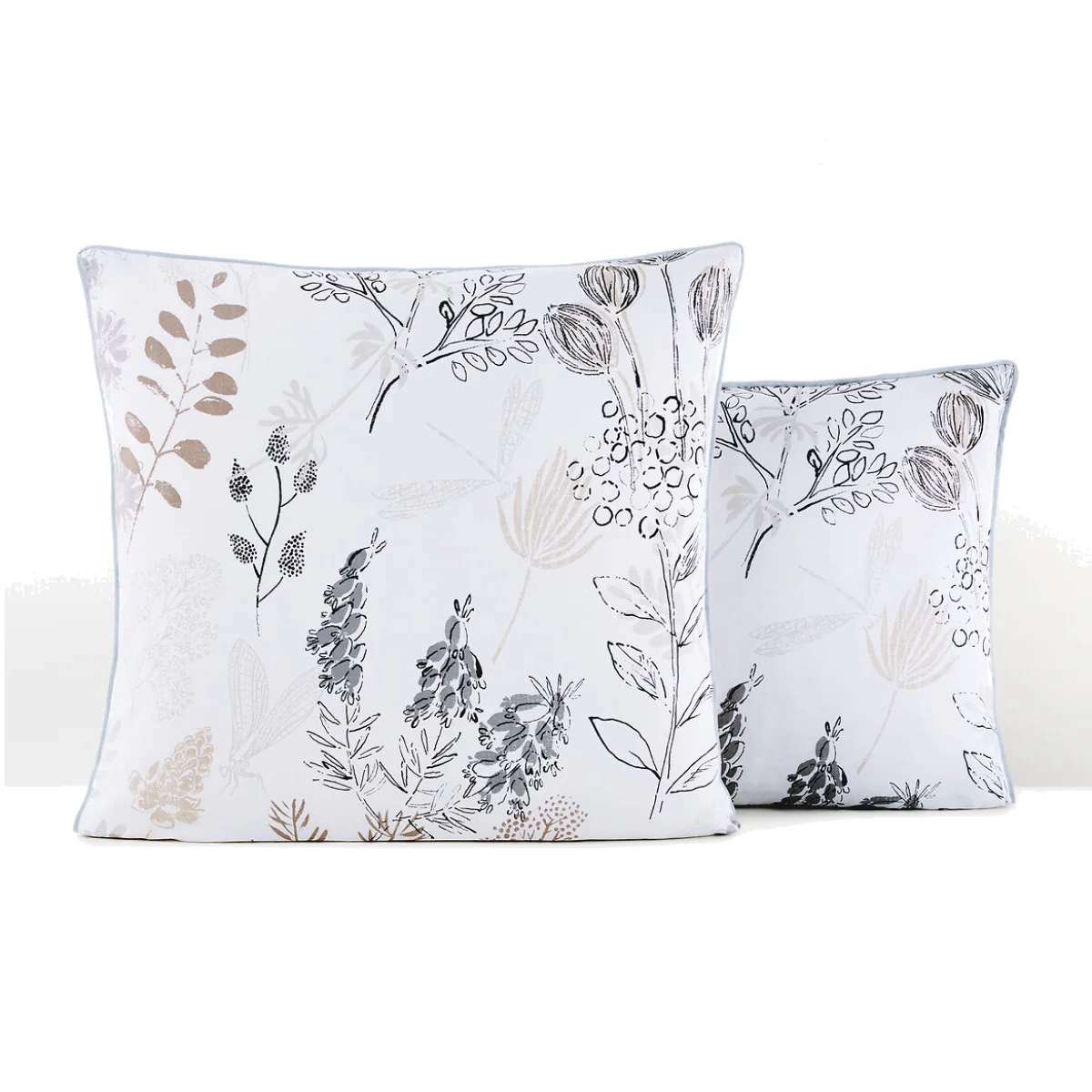 Romarin Floral 100% Cotton Pillowcase – image 1