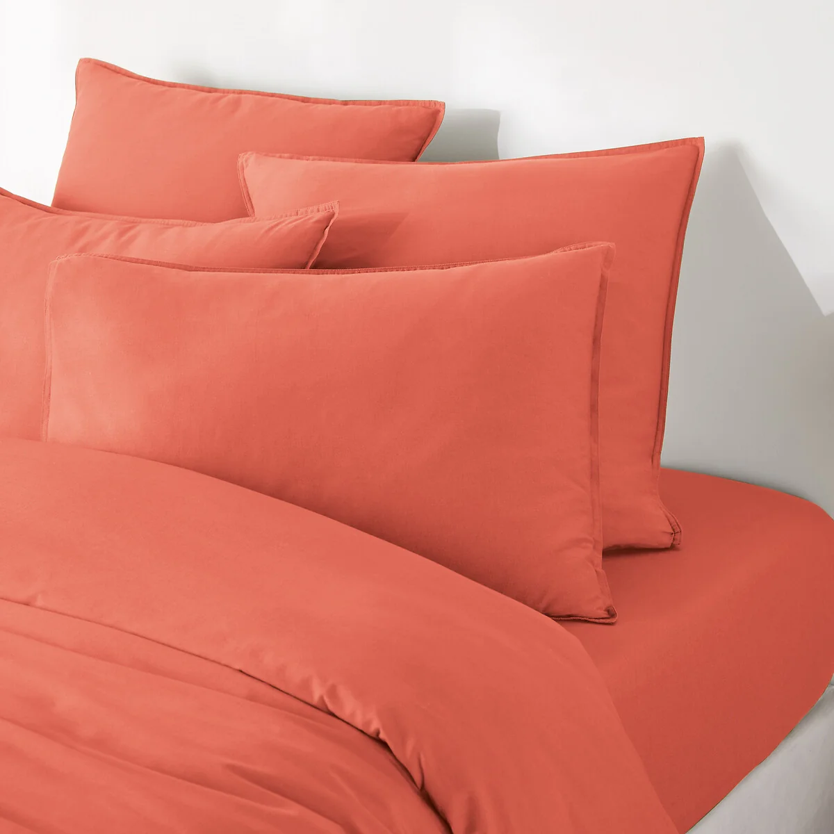 Scenario Plain 100% Washed Cotton Pillowcase – image 3