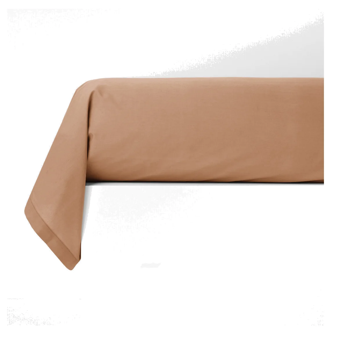 Best Quality Plain 100% Cotton Percale 200 Thread Count Bolster Pillowcase – image 1