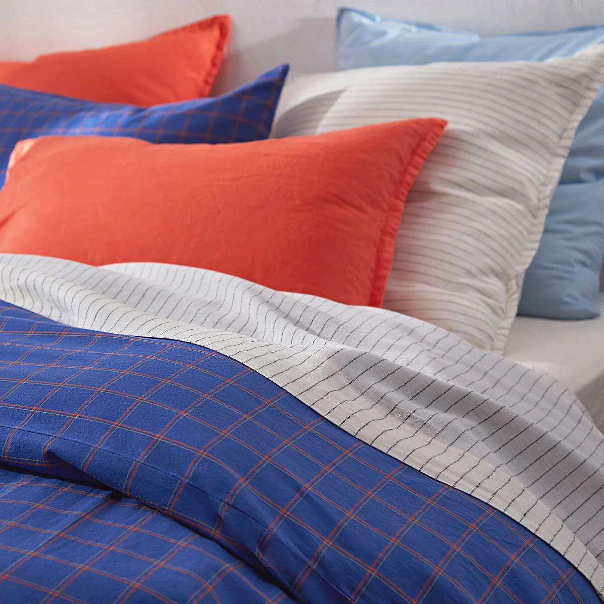 Scenario Plain 100% Washed Cotton Pillowcase – image 5