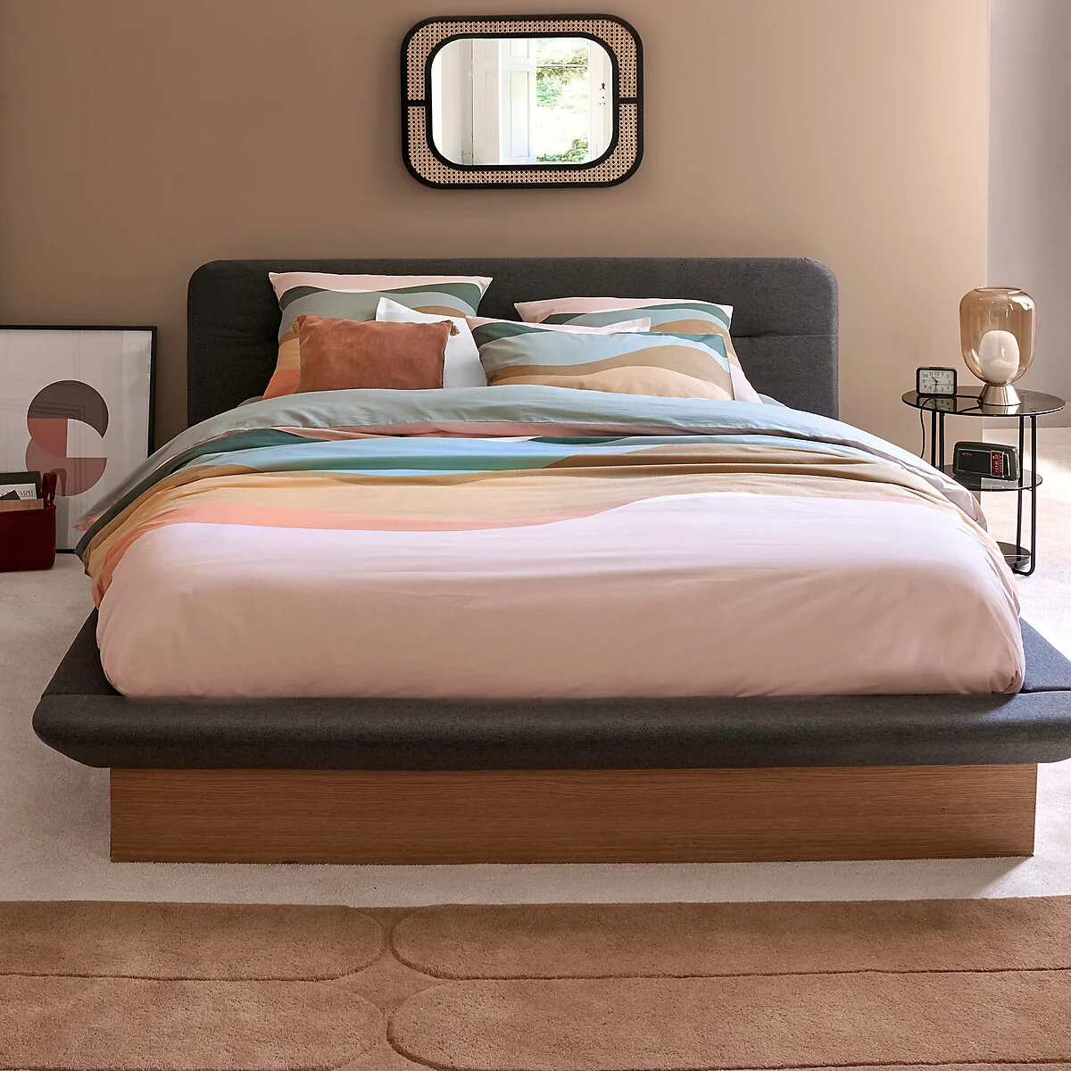 Alma Retro Graphic 100% Cotton Pillowcase – image 4