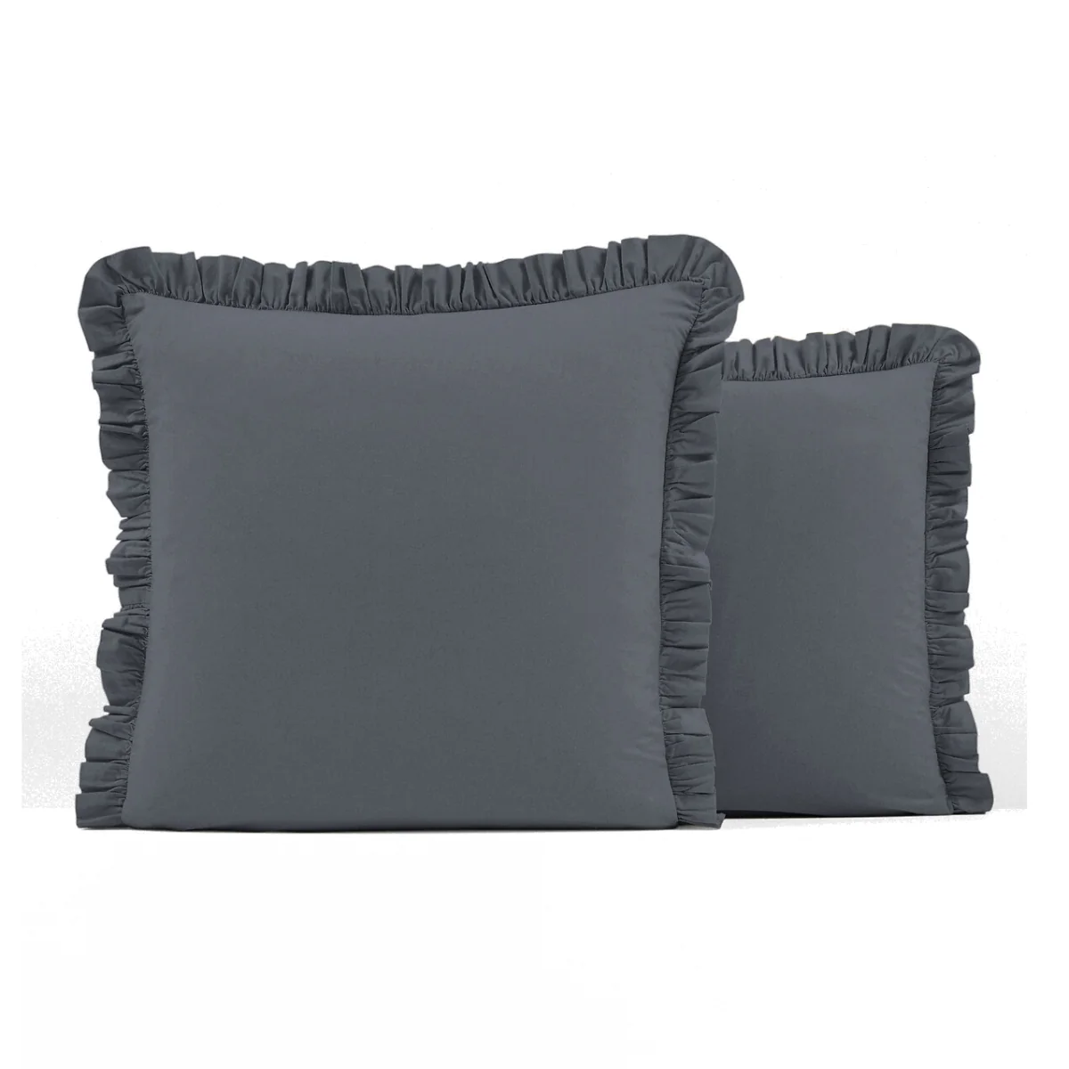 Ruffle 100% Washed Cotton Pillowcase – image 1