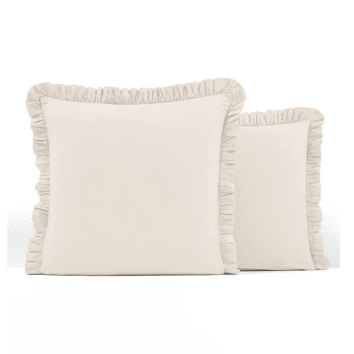 Ruffle 100% Washed Cotton Pillowcase – image 1