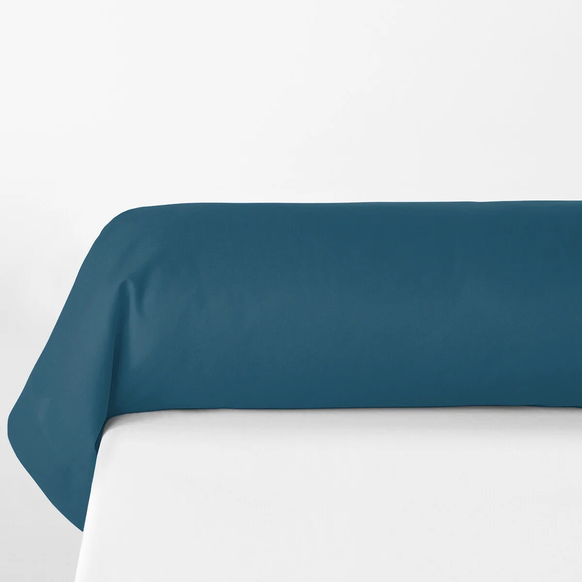 Scenario Plain 100% Cotton Bolster Pillowcase – image 1
