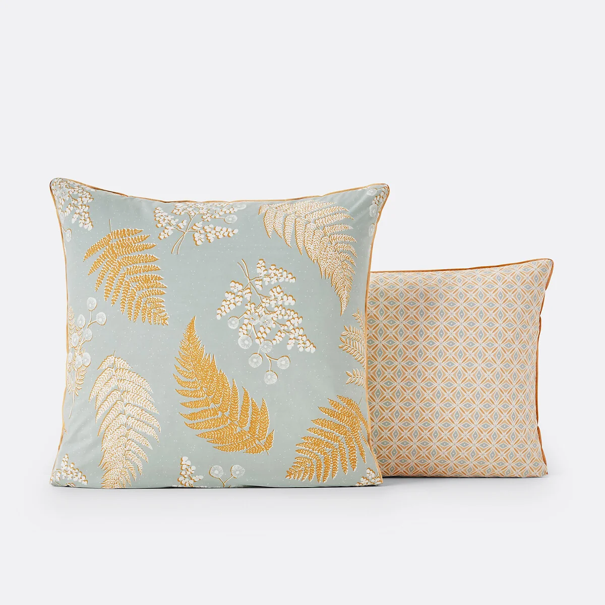 Fougère Floral 100% Cotton Percale 200 Thread Count Pillowcase – image 2