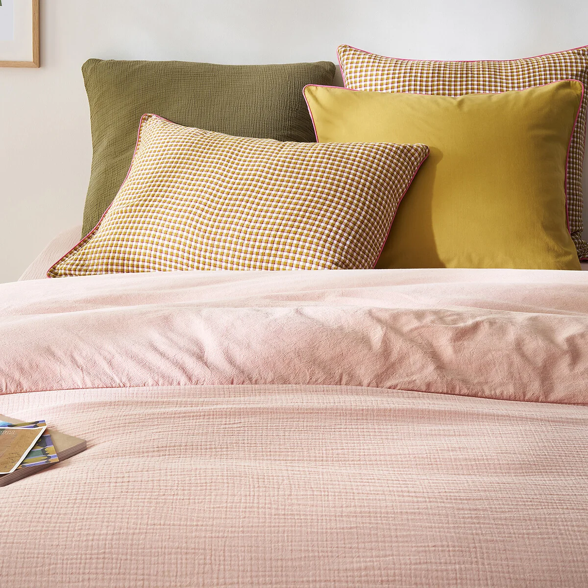 Ninon Pillowcase in Washed Cotton/Cotton Muslin – image 3