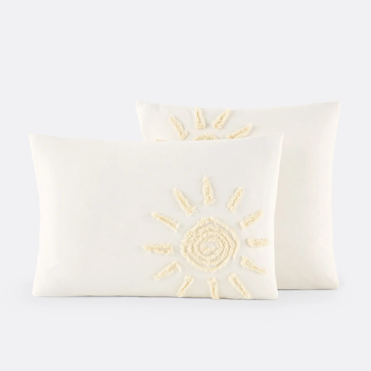 Melenaos Tufted Sun 100% Cotton Pillowcase – image 2