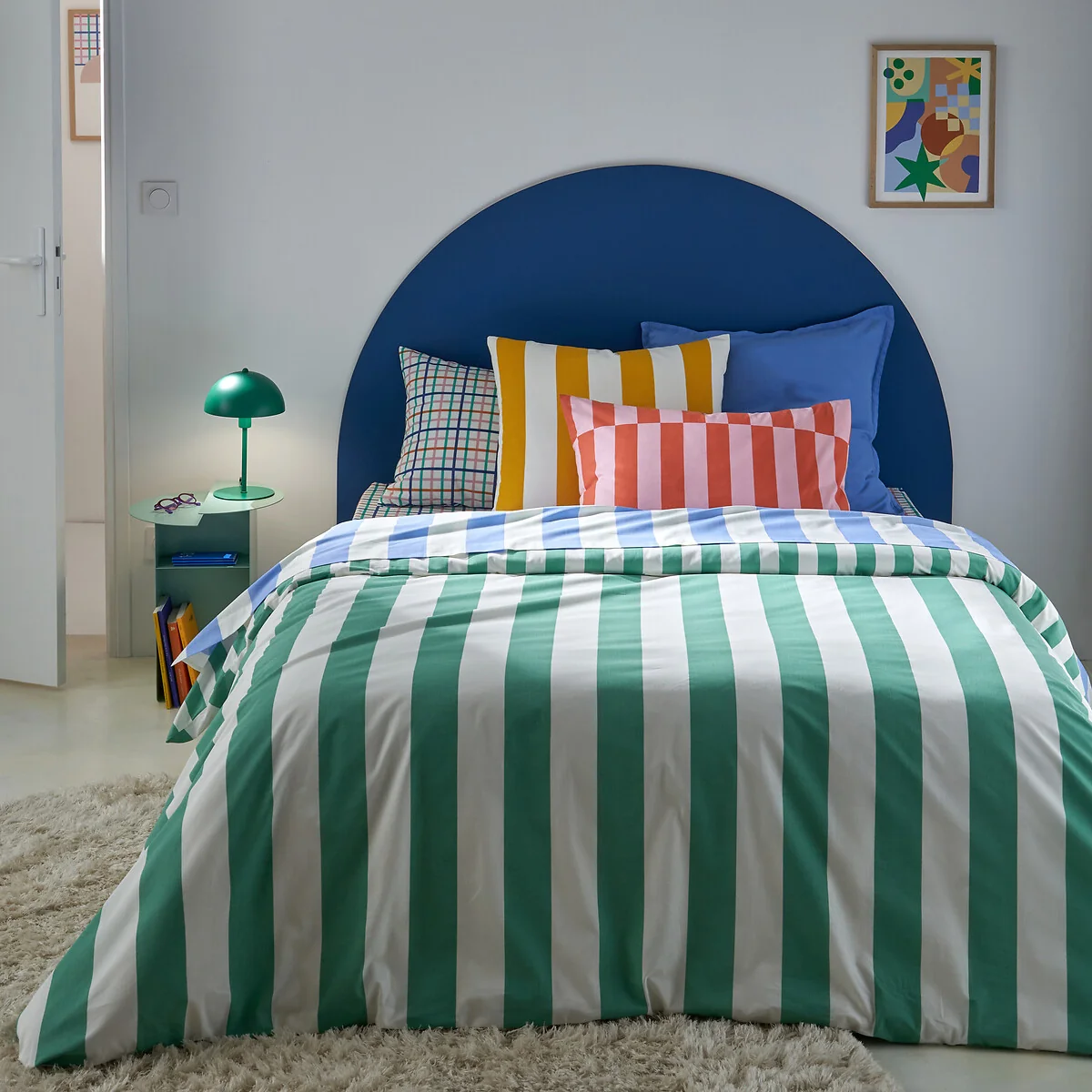 Tabaka Red 50% Recycled Cotton Pillowcase – image 3