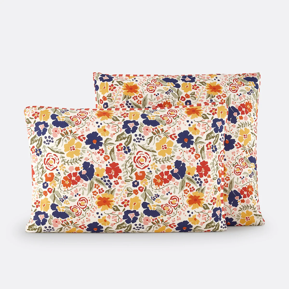 Misène Floral 100% Washed Cotton Pillowcase – image 2