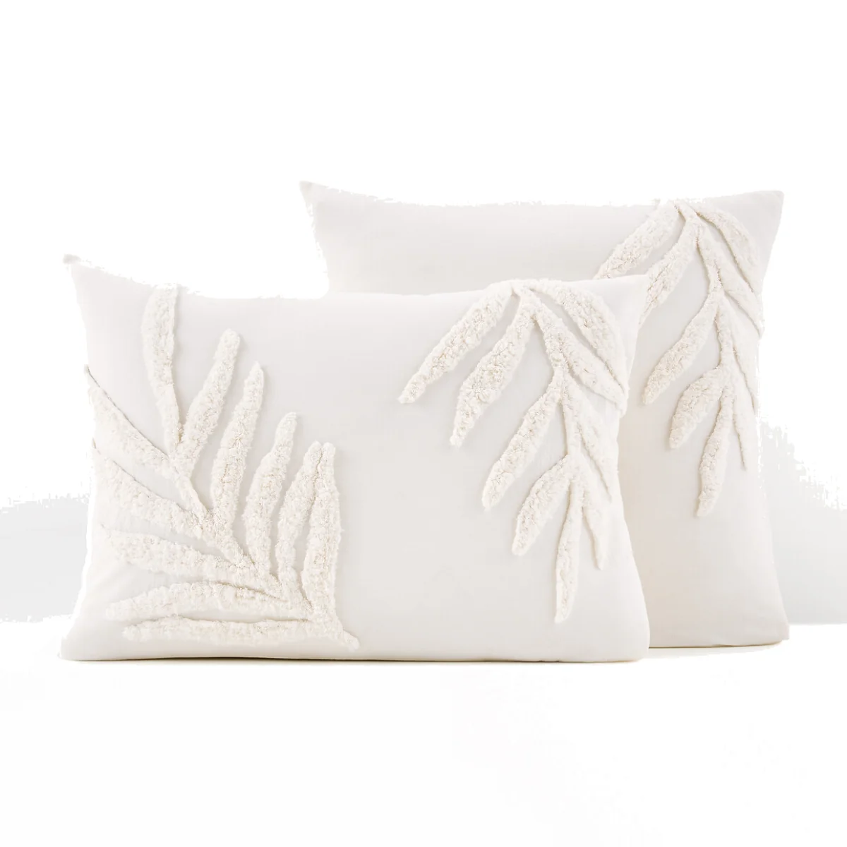 Jobe Tufted Palm 100% Cotton Pillowcase – image 1