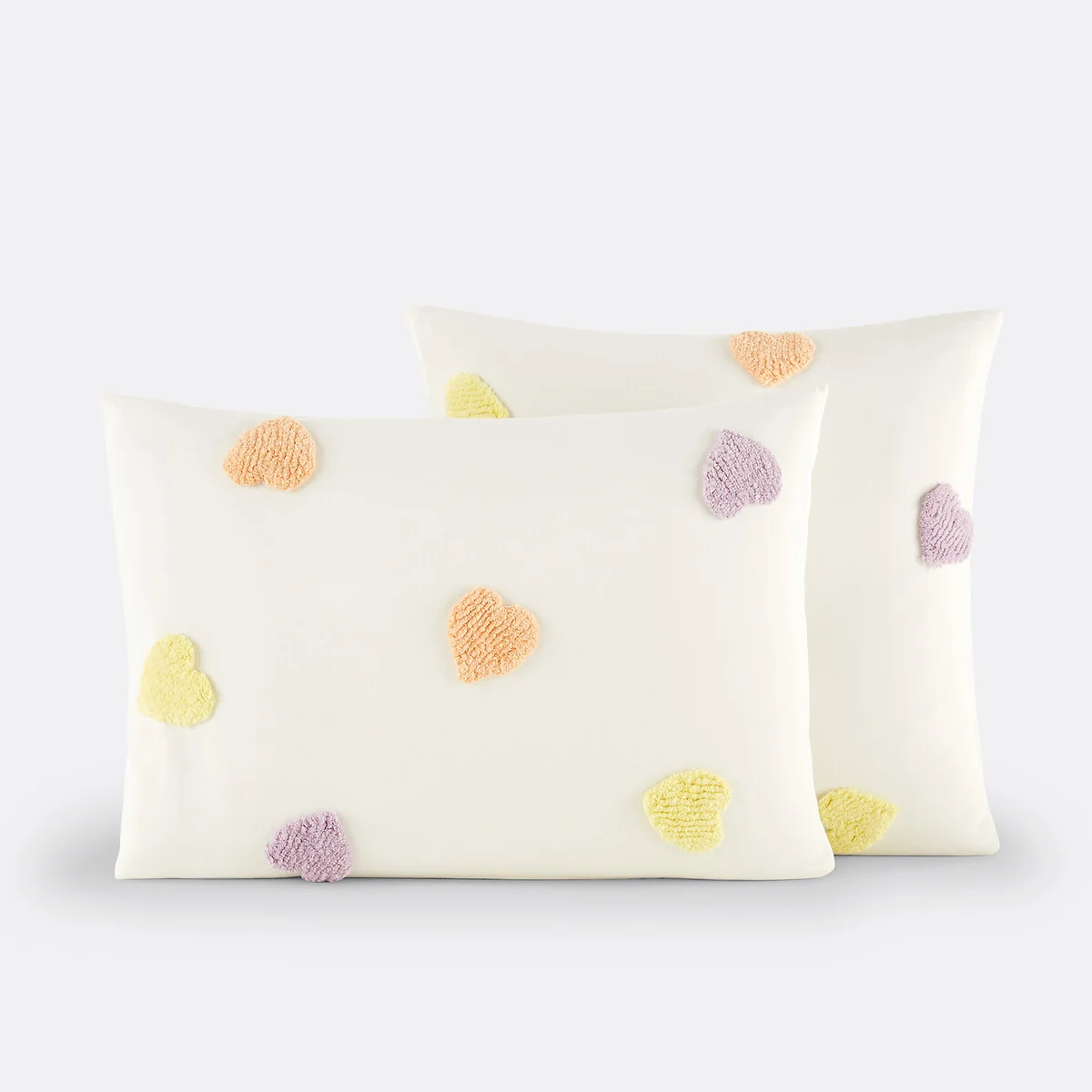 Jodie Tufted Heart 100% Cotton Pillowcase – image 2