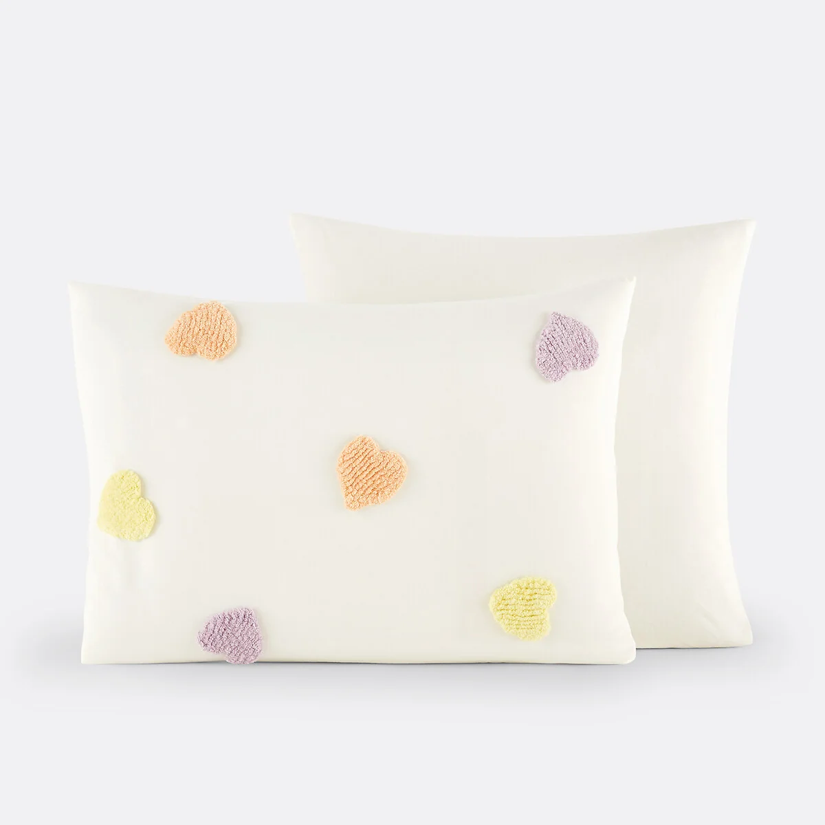 Jodie Tufted Heart 100% Cotton Pillowcase – image 3