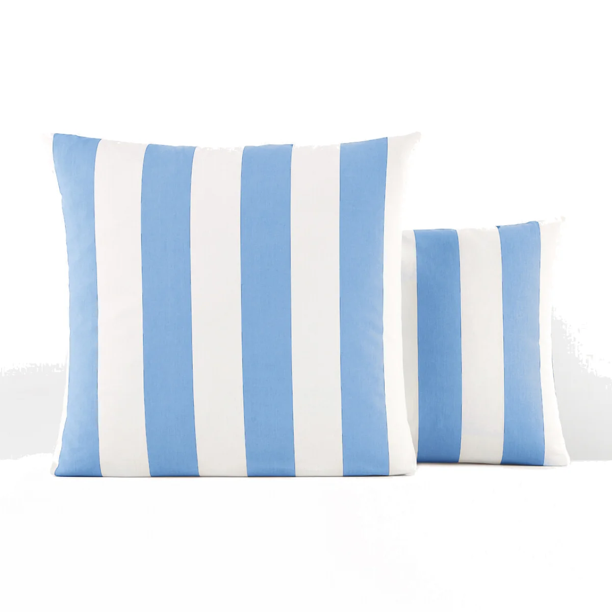 Hendaye Blue Striped 100% Cotton Pillowcase – image 1