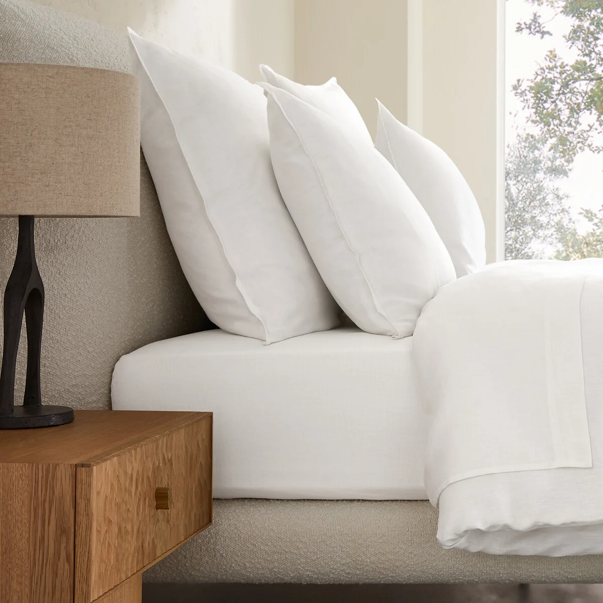 Elina Washed Linen Pillowcase – image 4