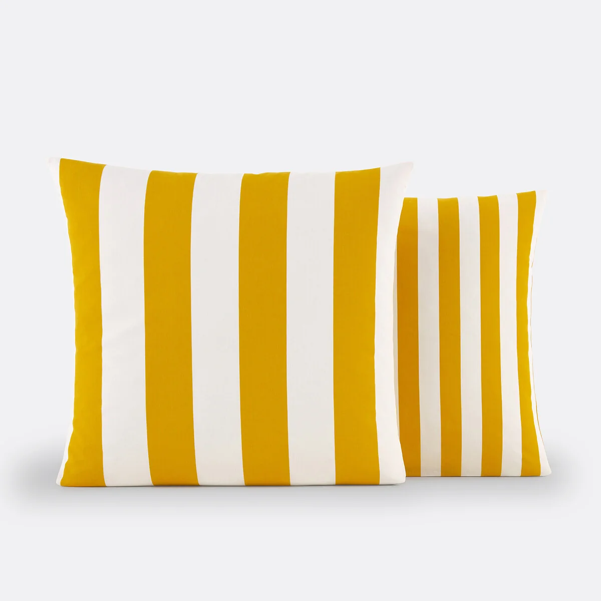 Hendaye Yellow Cotton Pillowcase – image 3