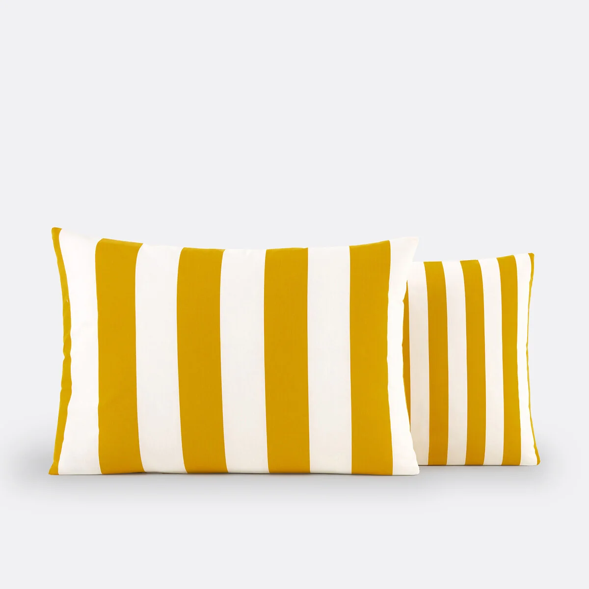 Hendaye Yellow Cotton Pillowcase – image 4