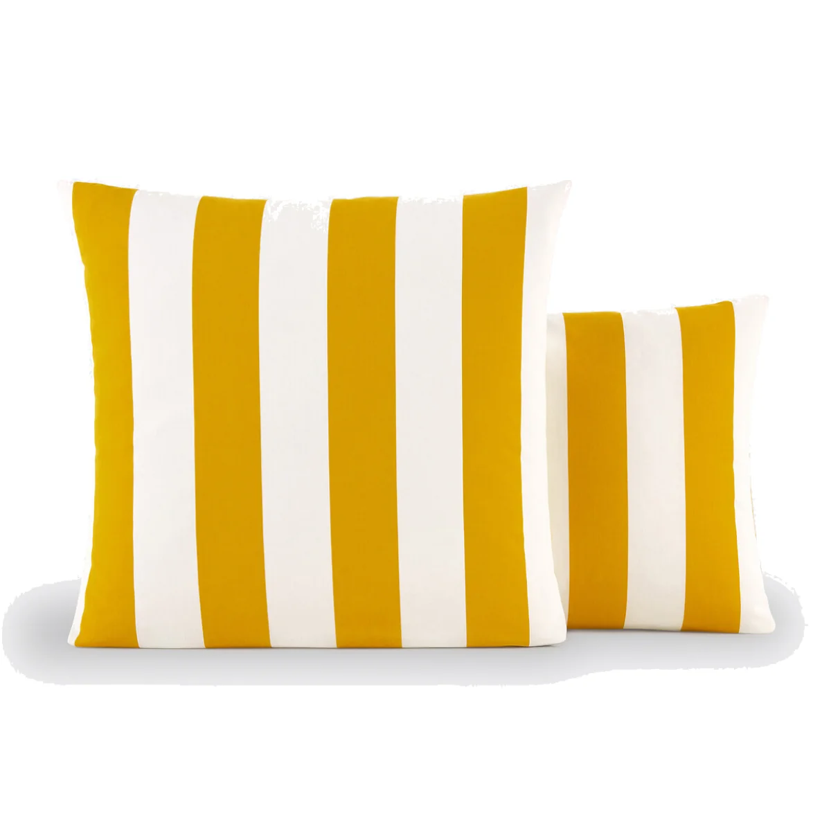 Hendaye Yellow Cotton Pillowcase – image 1