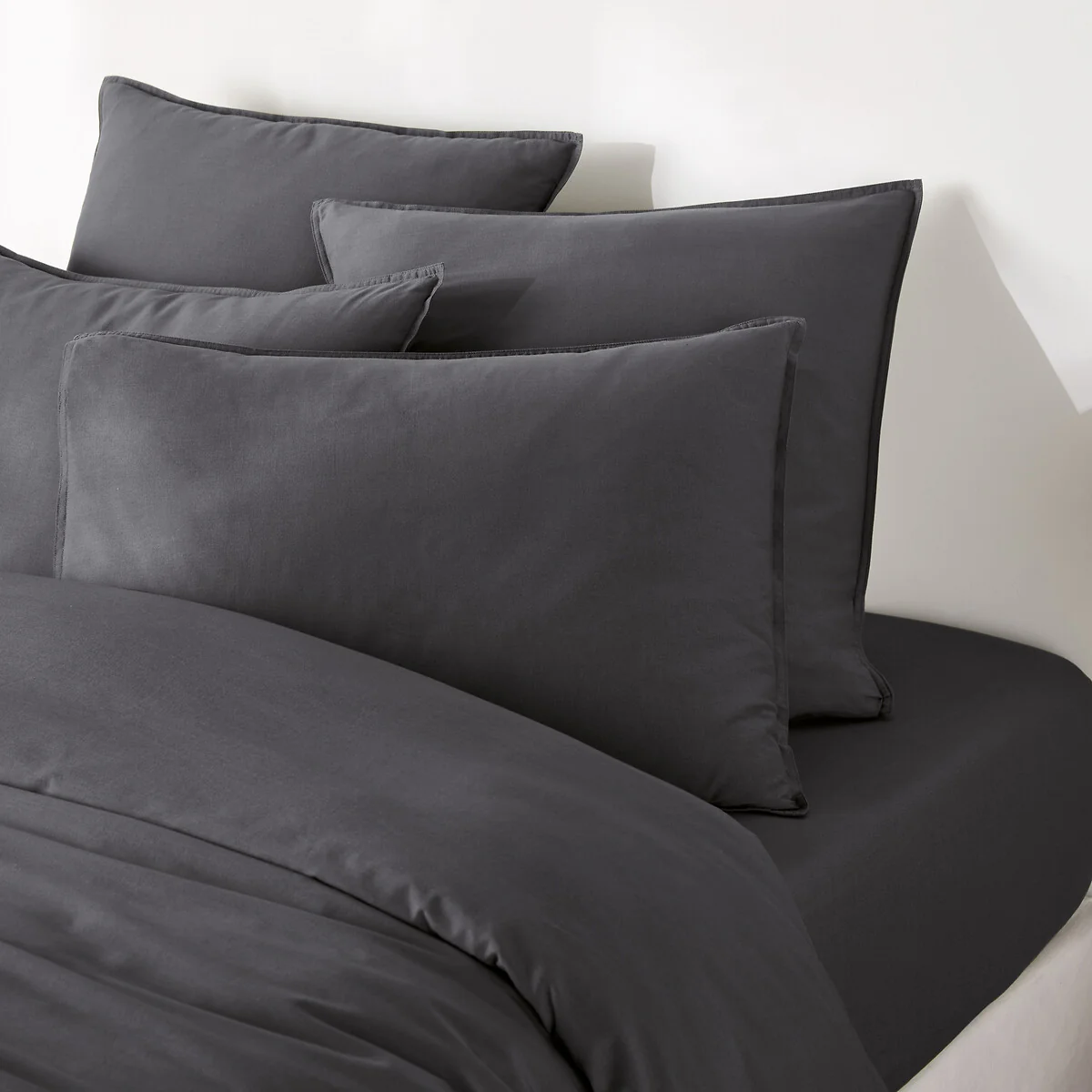 Scenario Plain 100% Washed Cotton Pillowcase – image 5