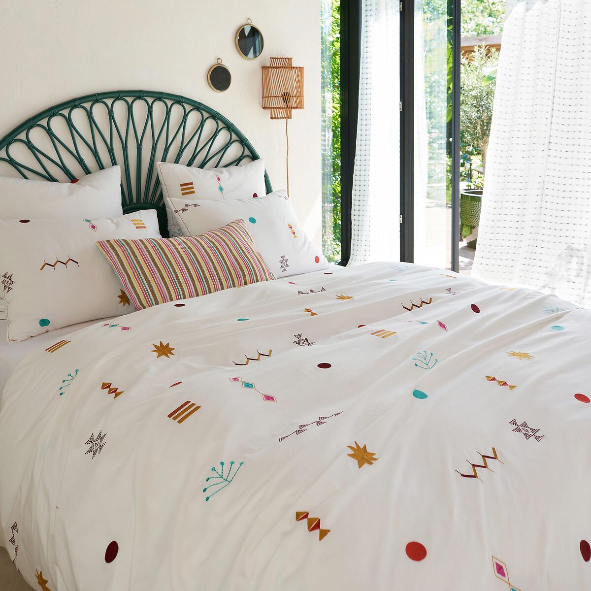 Imani Embroidered Vintage 100% Cotton Pillowcase – image 4
