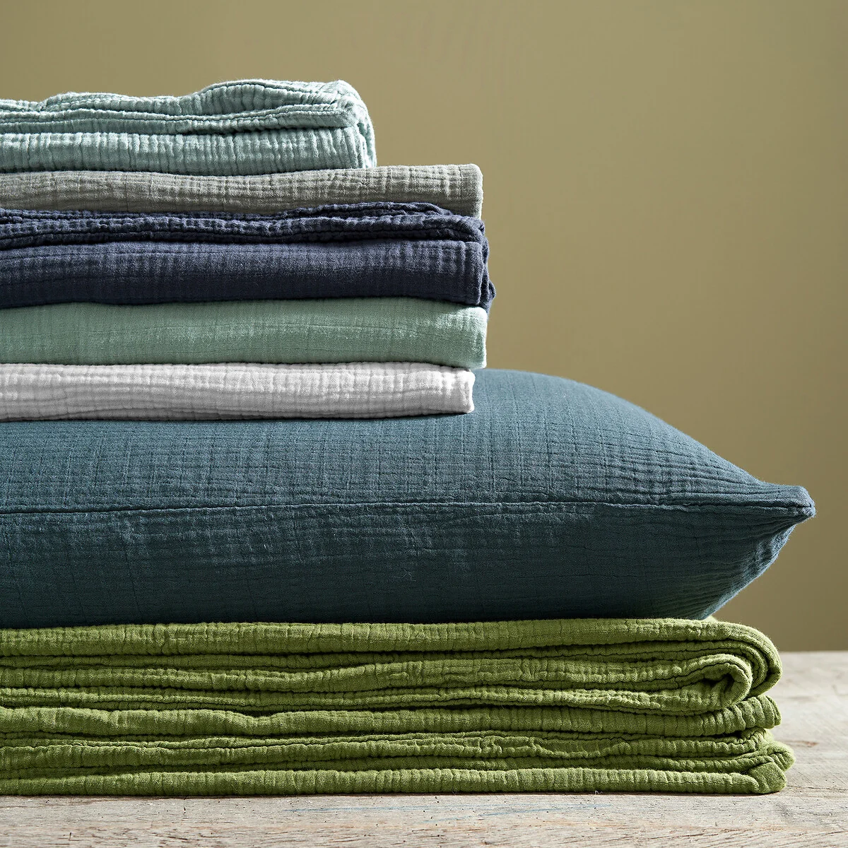 Yafa 100% Organic Cotton Muslin 200 Thread Count Pillowcase – image 6