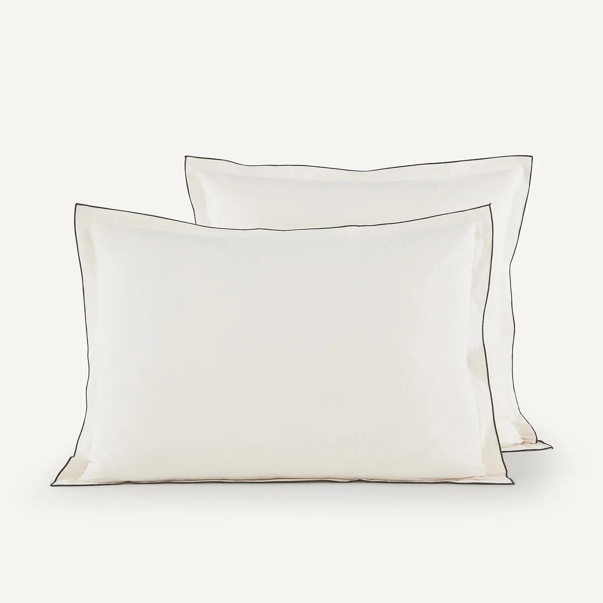Plain 100% Organic Washed Cotton Muslin 400 Thread Count Pillowcase – image 2