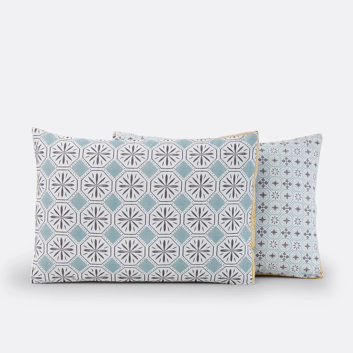 Salernes Tile Print 100% Cotton Pillowcase – image 3