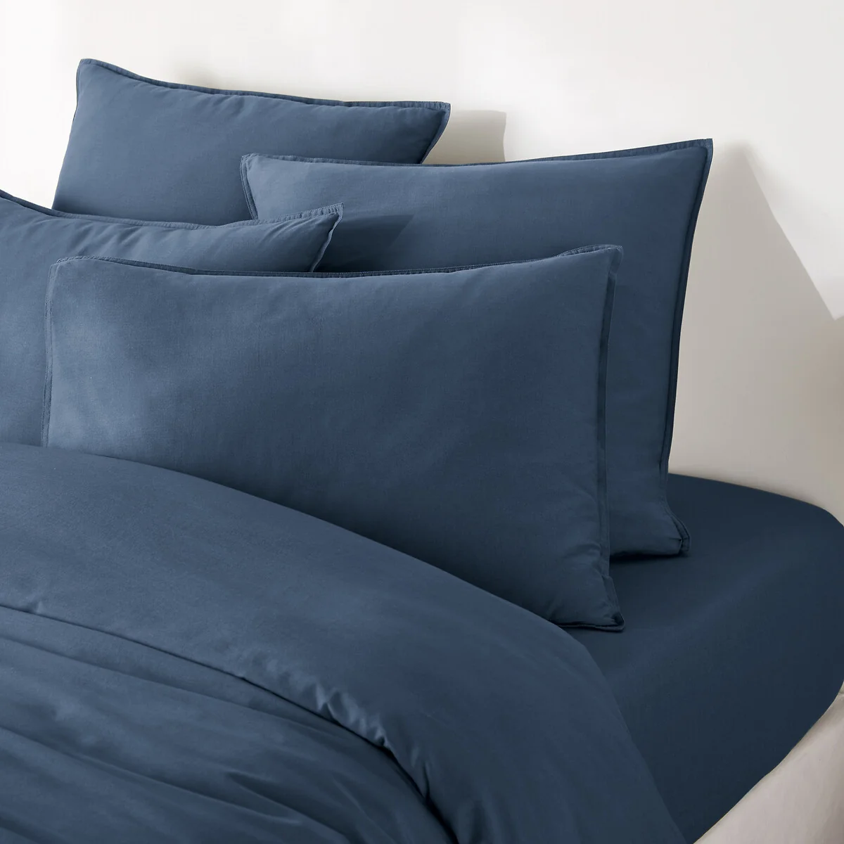 Scenario Plain 100% Washed Cotton Pillowcase – image 5